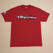 Ocean Pacific Vintage Y2K T-Shirt OP Hibiscus Surf Skate Tee Vtg 2000s Red Large
