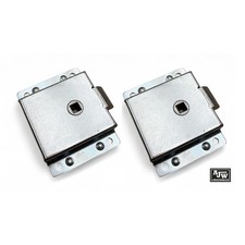 Door Slam Lock Plant On 68 x 88mm (2 Pack) Trailers Horsebox Caravan Motorhome