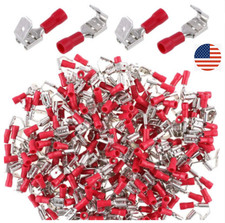 Insulated Piggyback 22-16AWG Wire Spade Connectors Quick Diaconnects Terminals