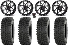 ITP Tornado 15" Wheels Black 35" BDC Tires Textron Wildcat XX