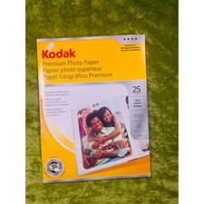 Kodak Premium Photo Paper Gloss 8.5x11 25 Sheets Inkjet 66lb