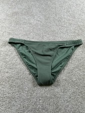 Xhilaration Women's Swimwear Bikini Bottom Green M Cheeky