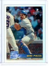 Mike Piazza Refractors 1996 Topps Chrome #93