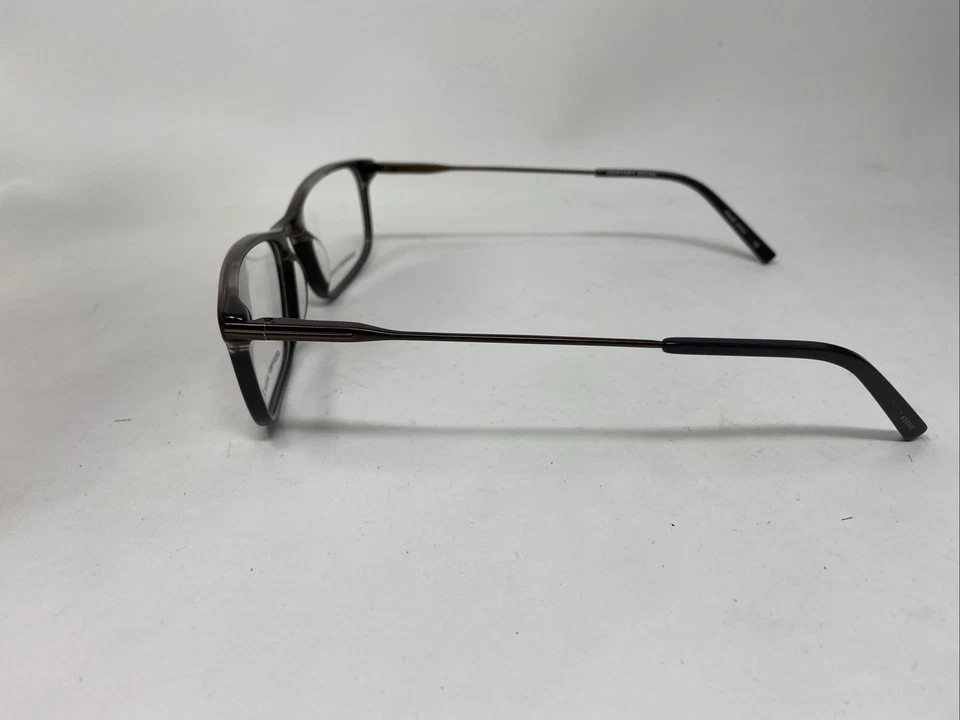 GEOFFREY BEENE XL G530 MARRÓN OSCURO 57-19-150 B:37 FLEX BISAGRA GAFAS BT12 Foto 2 de 4