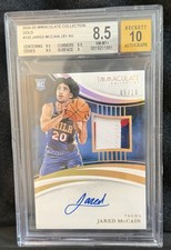 2024-25 Immaculate Jared McCain True Gold RPA /10 Nasty Patch