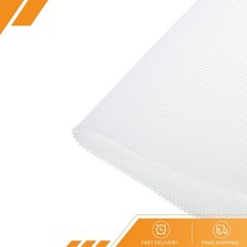 Speaker Grill Cloth 40" x 55" Stereo Mesh Fabric Cloth for Speaker White