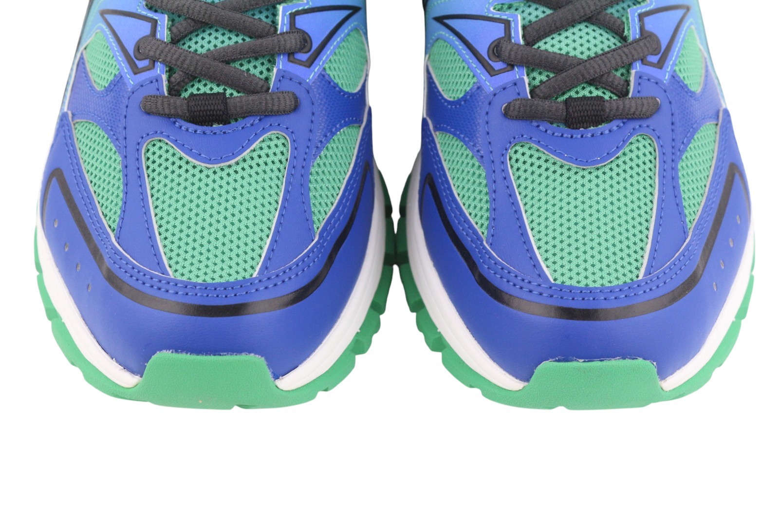 DIESEL S-Serendipity Pro-X1 Men Sneakers EU42 Blue & Green Panelled Low RRP275 image 5