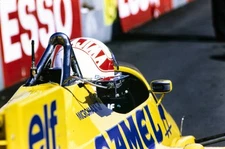 Satoru Nakajima Lotus 99T Honda with an onboard camera Italian GP - Old Photo