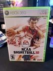 NCAA Basketball 10 (Microsoft Xbox 360, 2009) CIB COMPLETE