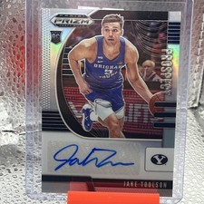 2020 Panini Prizm Draft Picks - Prospect Autographs Jake Toolson #PA-JT Silver