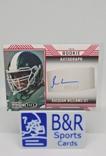 2020 Sage Hit - Rookie Autographs Raequan Williams #A38 Red (AU, RC)