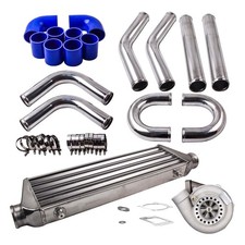 Anti-Surge compressor turbo GT35 GT3582 journal bearing T3 T4+ Intercooler +Pipe
