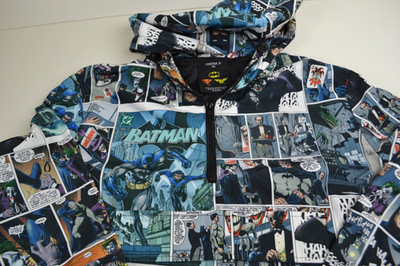 Forever 21 Batman 1/4 Zip Pullover Hooded Jacket Men's Medium | eBay