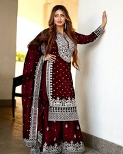 Wedding Salwar Kameez Party Wear Indian Pakistani Dress Suit Designer Bollywood