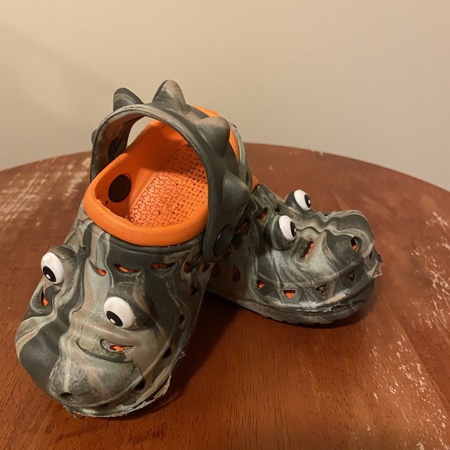 crocodile slip ons
