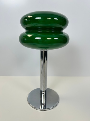 Moderne italienische Designer grüne Glas USB Tischlampe Dekor Leuchte - Bild 3 von 6