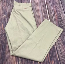 NWT Dickies 874 Biege Pants Original Fit Straight Leg Mens 34x34 Actual 34x34 