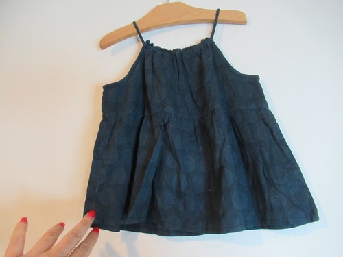 Bonpoint sleeveless blouse ๐ girls Size 4 polka dot - Picture 5 of 5