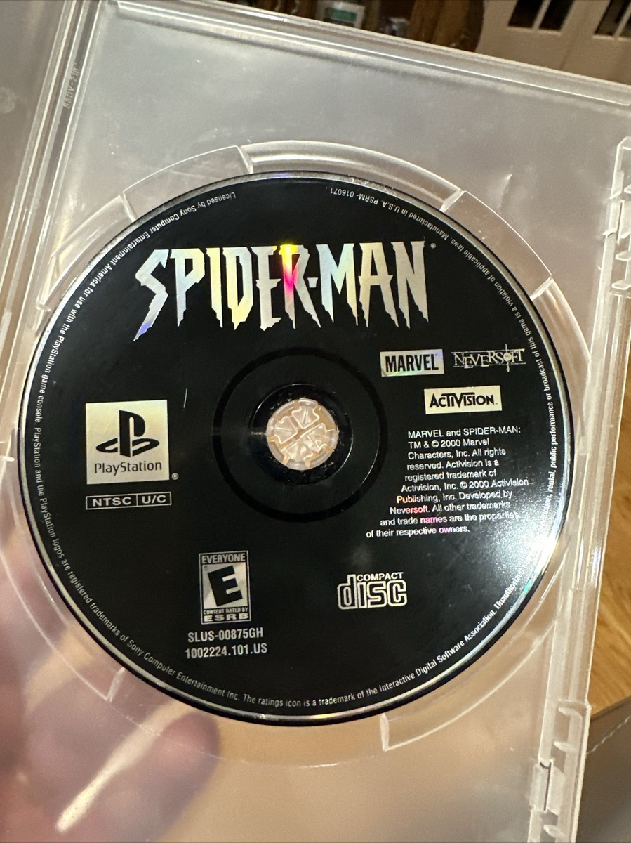 Spiderman [Greatest Hits] PlayStation 1 PS1 DISC ONLY 710425230356