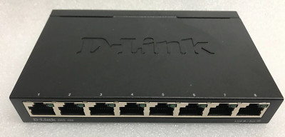 D-Link DGS-108 8-port 16Gbps Gigabit Ethernet Desktop Switch