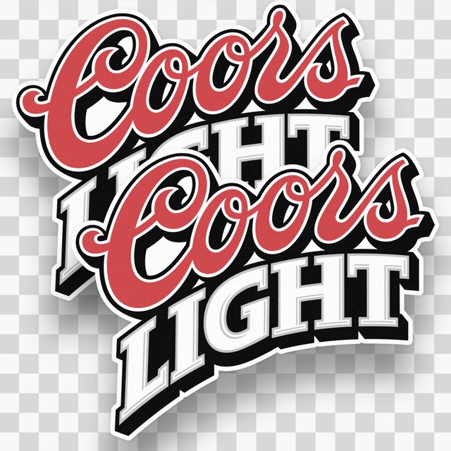 2x COORS LIGHT Stickers Decals Vinyl Beer Bumper Sticker eBay