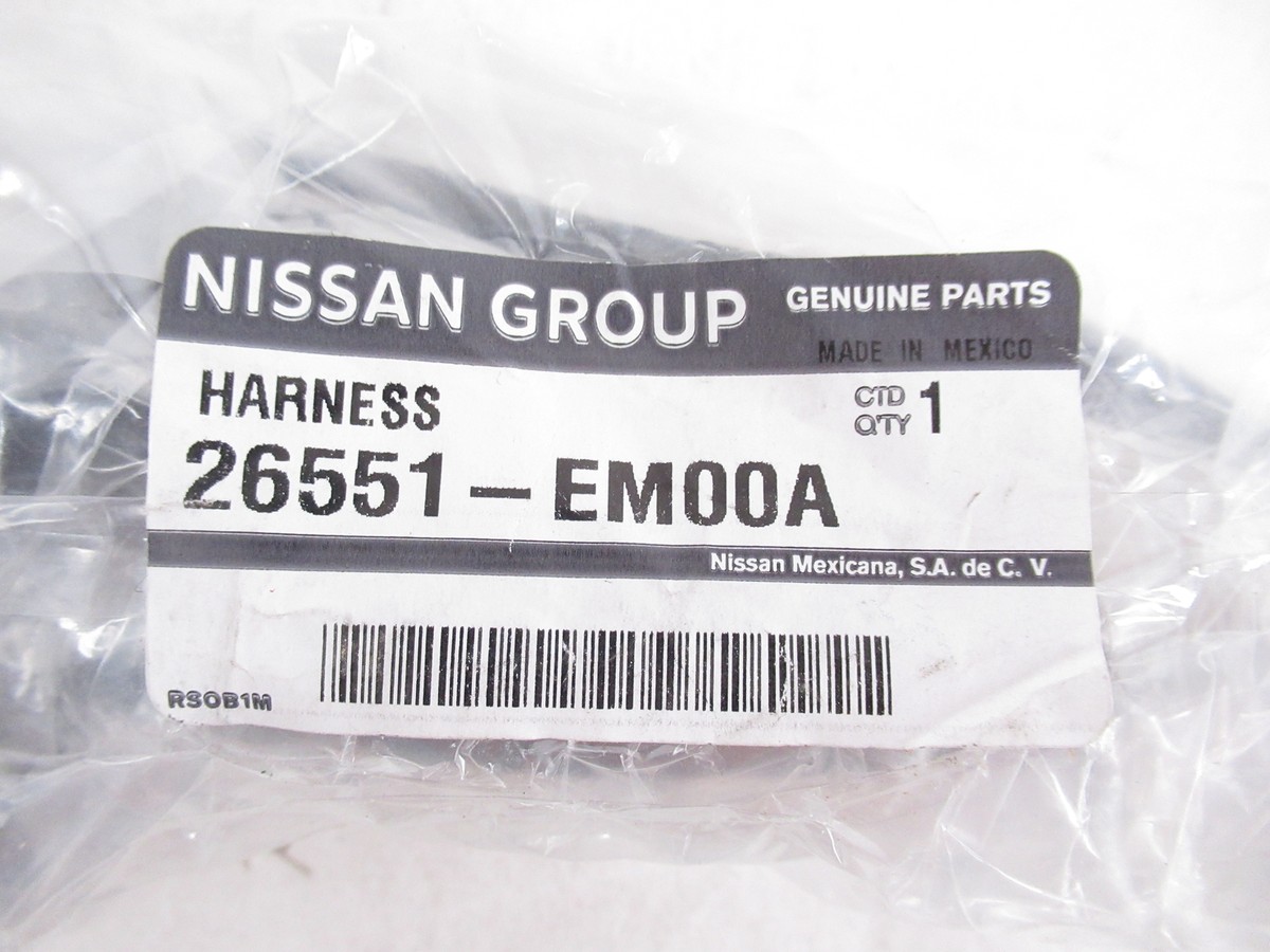 Genuine OEM Nissan 26551-EM00A Tail Light Wire Harness 2007-2012