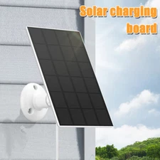 New Solar Panel Charger Ring Spotlight Stick Up Camera Doorbell Solar Charger DC