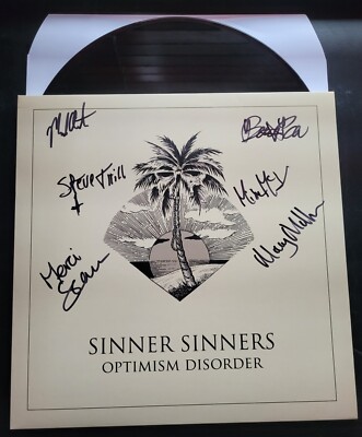 Sinner Sinners   Optimism Disorder 12'' LTD (Black)