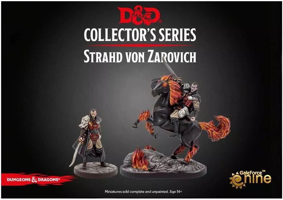 Dungeons & Dragons Curse of Strahd Strahd Von Zarovich Miniatures