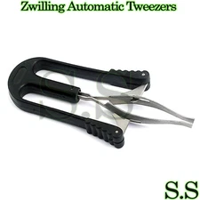 Zwilling Classic Automatic Tweezers Oblique Black tweezers Eyebrows,EY-001