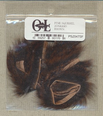 Pine Squirrel Zonkers - brown PSZ047SF