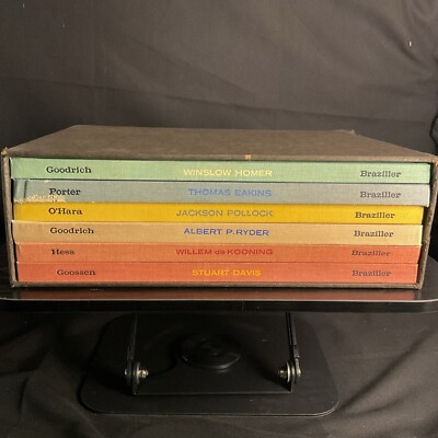 1959 The Great American Artist Series by George Braziller 1st Ed HC Boxed Set