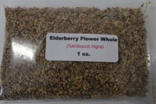 1 oz. Elderberry Flowers whole Sambucus nigra 