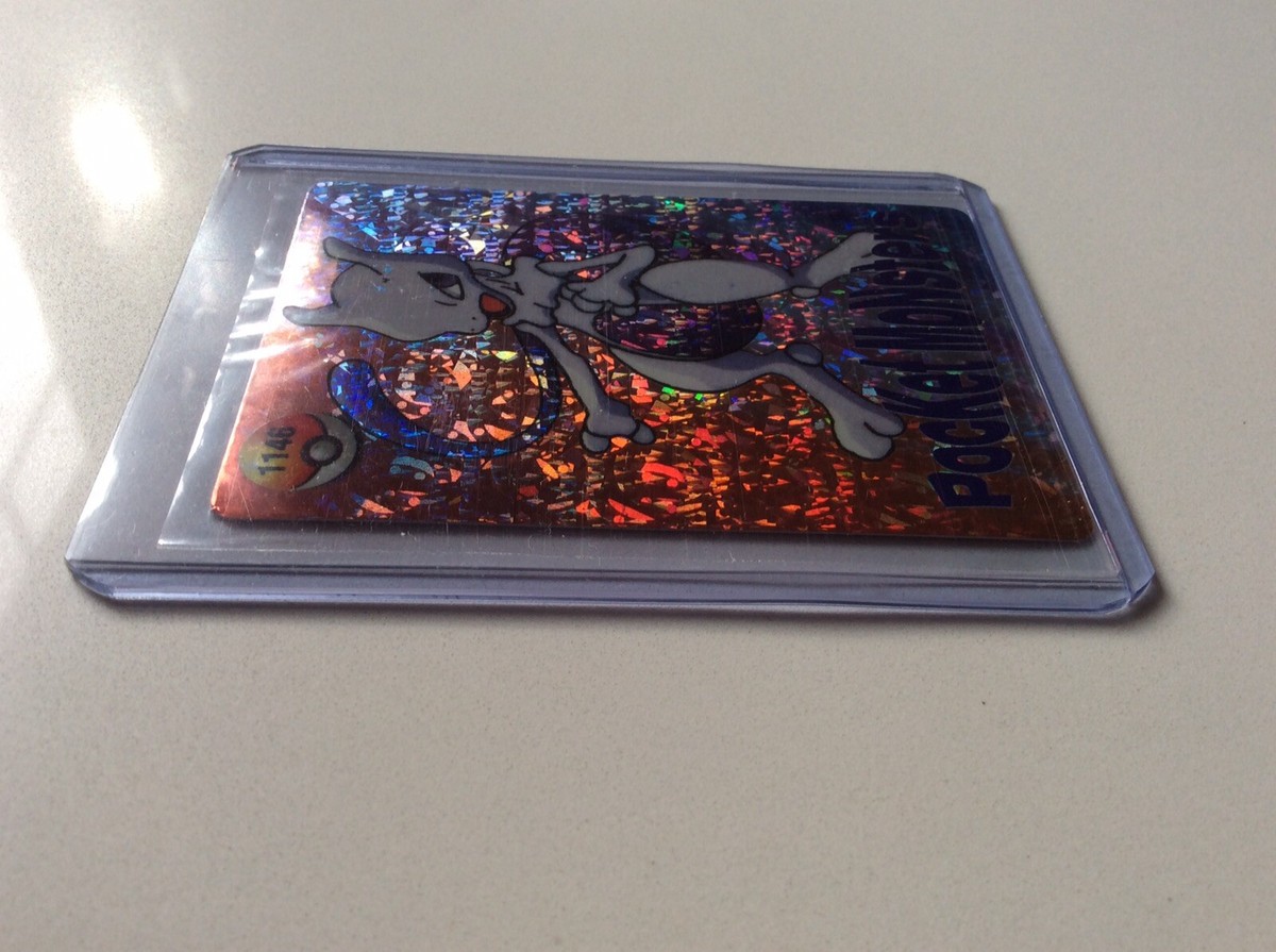 Pokemon Pocket Monsters Prism Card,Double Sided Card #1146 Mewtwo