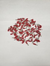 100pcs Red 22-16 AWG Insulated Male Bullet Wire Crimp Terminal Plug Connector