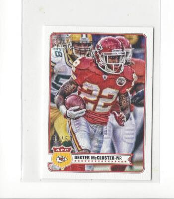 2012 Topps Magic Mini Pigskin 50 #214 Dexter McCluster Chiefs /50 