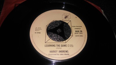 Harvey Andrews: Learning The Game/Don't Know The Time UNPLAYED FROM NEW Vinyl 45
