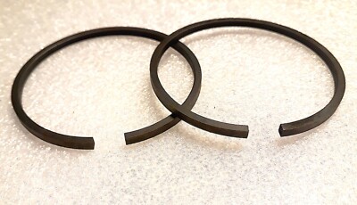 2 SEGMENTE 62x3mm ''AB-FRANCE'' GERADER SCHNITT MOTORRÄDER.... ALTE ''NOS''