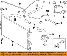 FORD OEM 07-25 Edge Cooling Radiator Components-Hose Seal 7T4Z8527A