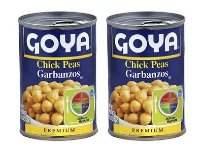 Goya Chick Peas Garbanzos 2 Can Pack