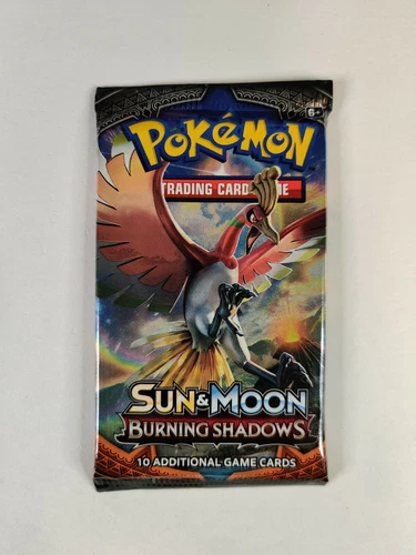 (1 Pack) Pokemon Card Game Burning Shadows Sun & Moon Booster Pack [Random Art]
