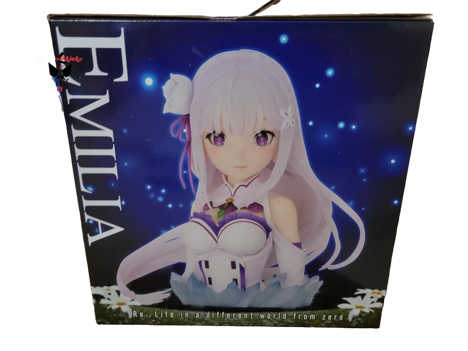 banpresto bandai ichiban kuji RE:zero emilia artscale bust scrupture 1/3 dolleye