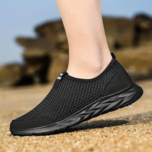 Herren Outdoor Freizeit Slipper Schuhe Sport Laufen Fitnessstudio Turnschuhe Tennis Gehen - Bild 21 von 28