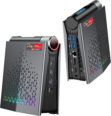 ACEMAGC 4K Mini PC AMD Ryzen 7 5700U MAX 64GB DDR4 RAM +M.2 SSD WiFi 5 Win11 PRO