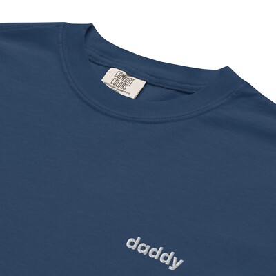 Besticktes T-Shirt, DADDY, Vatertag/Geburtstag Papa, Geschenk, Väter, Best Dad