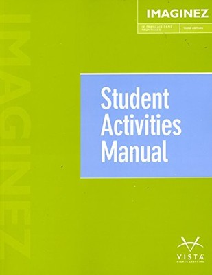 IMAGINEZ, 3RD ED, STUDENT ACTIVITIES MANUAL By Vhl **BRAND NEW**