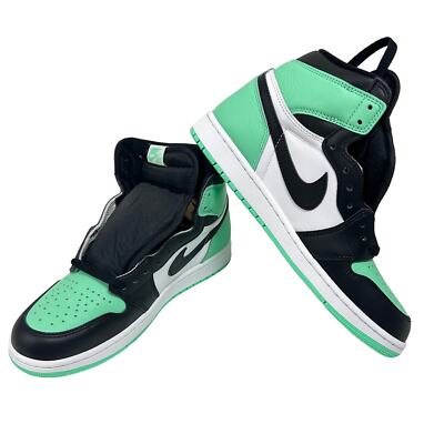 Size 9 - Air Jordan 1 Retro OG High Green Glow for sale online | eBay
