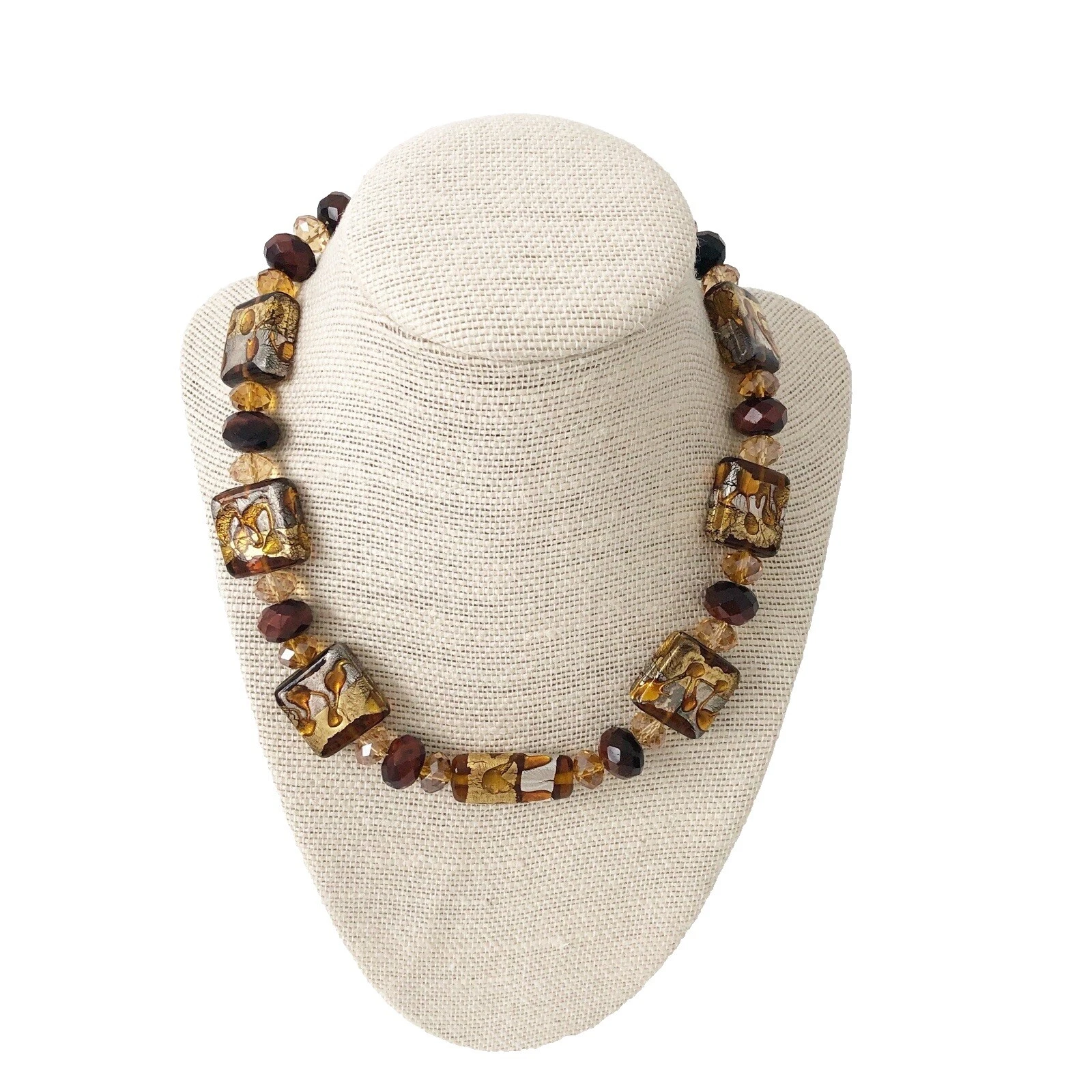 Bronce Vidrio Cristal Collares y colgantes hechos a mano