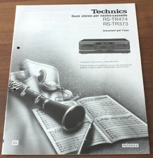 Technics RS-TR 474 / RS-TR 373  Bedienungsanleitung Italienisch