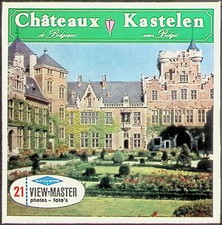 Chateaux De Belgique - Castles Of Belgium 3d View-Master 3 Reel Packet - Color